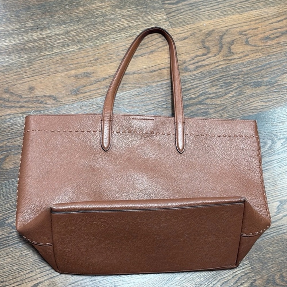 Cole Haan Payton Brown Leather Tote